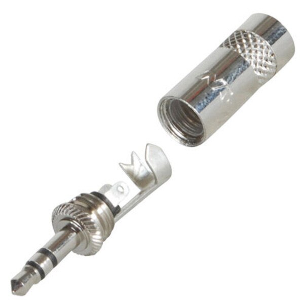 Main product image for Rean NYS231L 3.5mm Stereo Plug Nickel 0.25" Entry 092-159